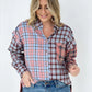 Mixed Plaid Shirt