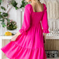 Reborn J Smocked Ruffle Hem Dress