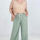 Sage Solid Wide Leg Pants