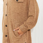SIZE SMALL The Cozies Brushed Mélange Shacket