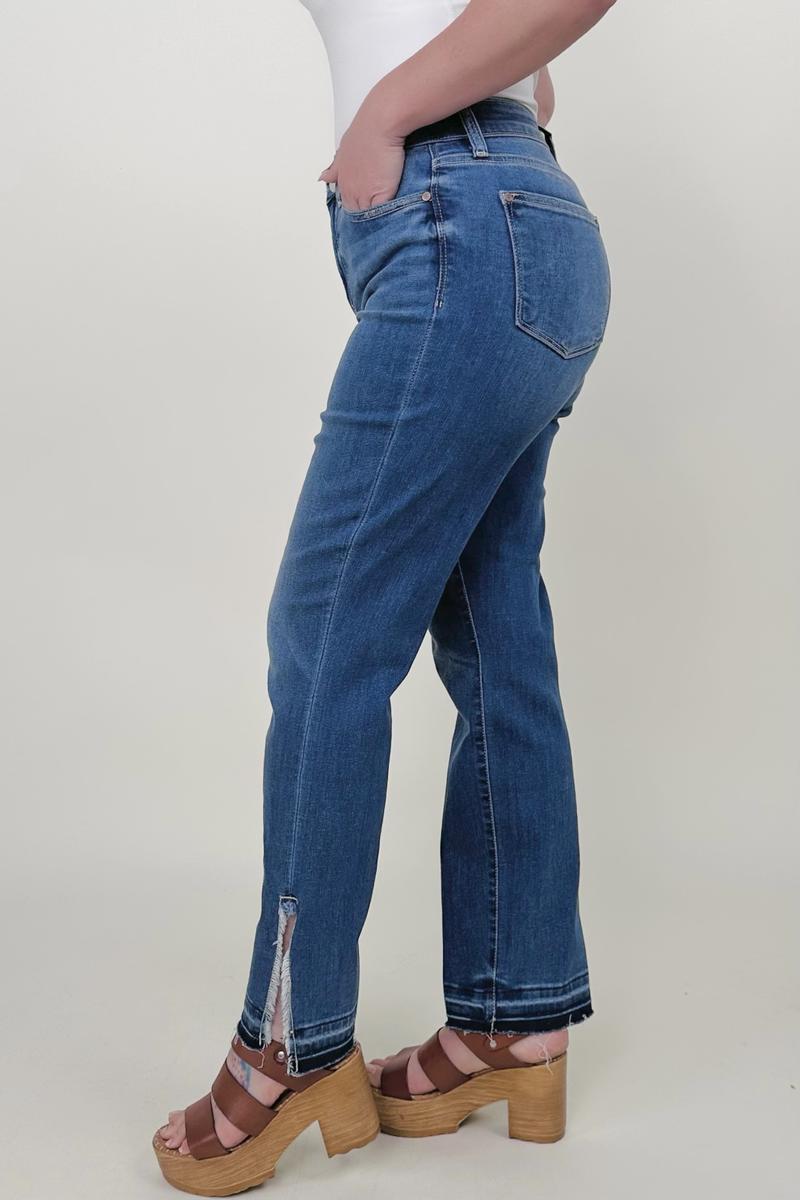 Judy Blue Release Hem Cropped Jeans