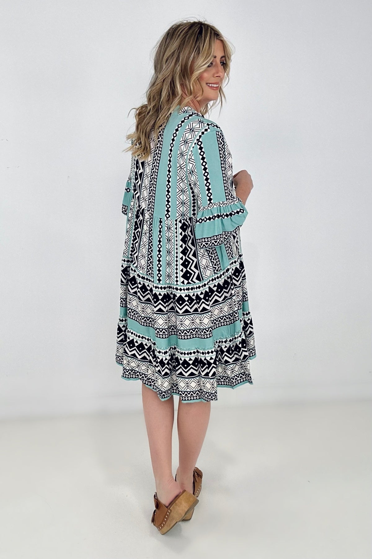 Myra Bell Sleeve Boho Dress