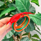 PREORDER: Jelly Bangle Sets in Red & Green