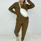 Splendid Reverse Soft French Terry Top & Jogger Set