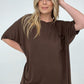 Zenana "Modish Comfort" Rayon Oversized Front Pocket Top