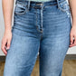 Judy Blue High Waist Hidden Button-Fly Straight Jeans