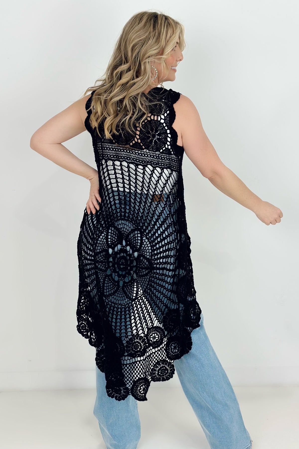 Vintage Crochet Sleeveless Top - Multiple colors