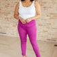 Magic Ankle Crop Skinny Pants in Spring Magenta
