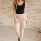 Magic Ankle Crop Skinny Pants in Khaki