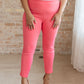 Magic Ankle Crop Skinny Pants in Spring Strawberry