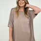 Zenana "Modish Comfort" Rayon Oversized Front Pocket Top