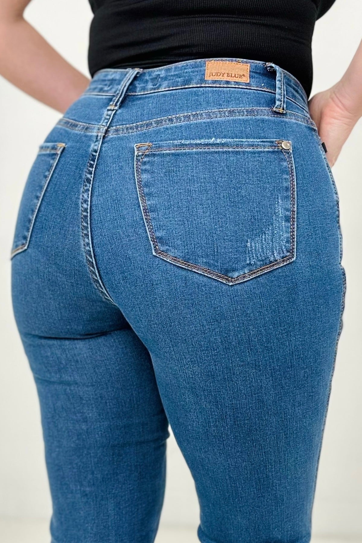 Judy Blue Cool Denim Tummy Control Flare Jeans