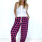 Winter Time Plaid Lounge Pants