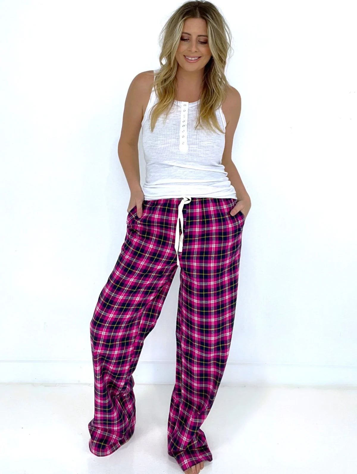 Winter Time Plaid Lounge Pants