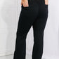Zenana Clementine Full Size High-Rise Bootcut Jeans in Black