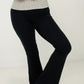 Zenana Solid High Waist Yoga Flare Pants