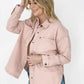 Solid Cotton Twill Shacket