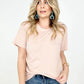 Solid Cotton Boyfriend Tee