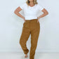 High Rise Corduroy Pants with Pockets