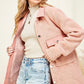 PREORDER: Vail Sherpa Jacket in Pink