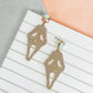 PREORDER: Rhinestone Scream Mask Dangle Earrings