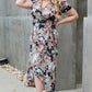 Give Me Roses Floral Maxi Wrap Dress