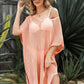 Openwork Side Slit Cover-Up Dress