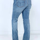 Judy Blue "Darla" Mid-Rise w/ Raw Hem Bootcut Jeans