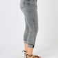 Judy Blue Button Fly High Waist Cuffed Capris