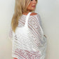 Open Knit Dolman Sleeve Summer Sweater - 2 colors