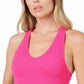 Ribbed Raceback Crop Tank Top (Multiple Colors)