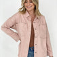 Solid Cotton Twill Shacket