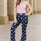Judy Blue High Waist Star Print Flare Jeans