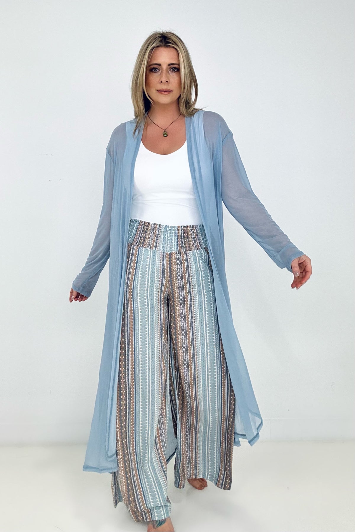 Eden Mesh Duster Kimono