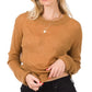 Long Sleeve Sheer Wool Sweater