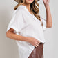 Work to Weekend Short Sleeve Blouse