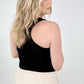 Zenana Premium Cotton Racerback Tank Bodysuit