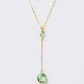 Melania Clara Crystal Y Necklace