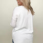 Front Seam Light Knit Sweater