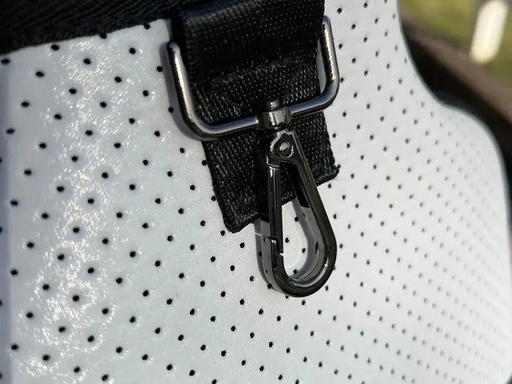 PREORDER: Pickleball Paddle Cover in White/Red
