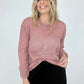 Long Sleeve Sheer Wool Sweater