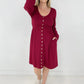 New Colors! Button Up Long Sleeve Dress (Only Ships to US)