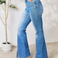 BAYEAS Slit Flare Jeans