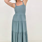 Seize The Day Smocked Tiered Maxi Dress