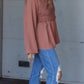 Heyson Crochet Trimmed Square Neck Elegant Blouse
