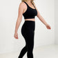 Athletic Racerback Tank Top & Leggings Set