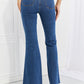 Judy Blue Ava Full Size Cool Denim Tummy Control Flare