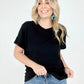 Solid Cotton Boyfriend Tee