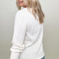 Hayden Long Sleeve Cable Knit Top