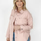 Solid Cotton Twill Shacket